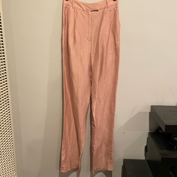 & Other Stories Pink Linen Blend Suit - Picture 13 of 13